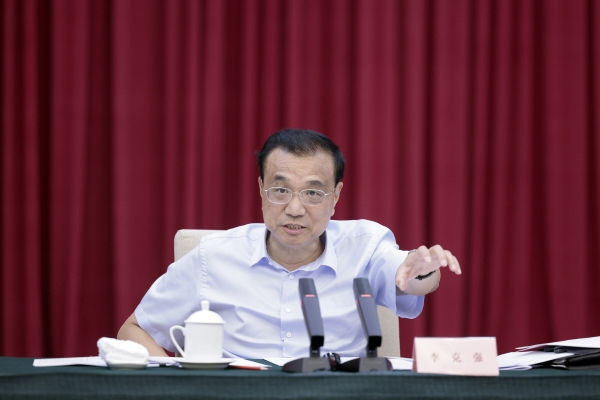 ▲리커창 중국 총리가 지난달 16일 선전에서 열린 경제 심포지엄에서 발언하고 있다. 선전/신화뉴시스
