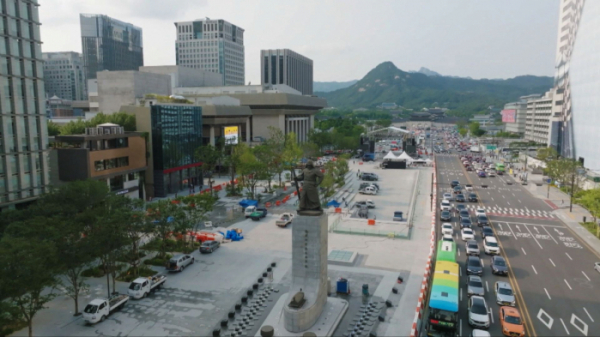 ▲'동네 한 바퀴' 광화문(사진제공=KBS 1TV)