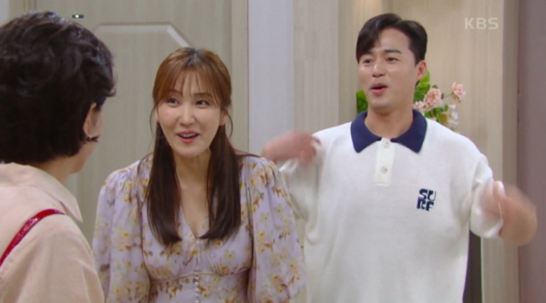 ▲'현재는 아름다워' 신동미·오민석(사진=KBS2 방송화면 캡처)