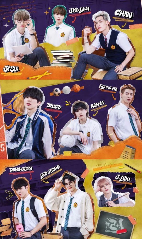 ▲TO1(티오원)(사진 = 웨이크원 제공 및 ‘명문툐원고’ 티저 영상 캡처)