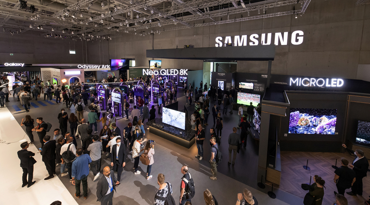 ▲IFA 2022에 마련된 '삼성 타운'의 모습 (사진제공=삼성전자)