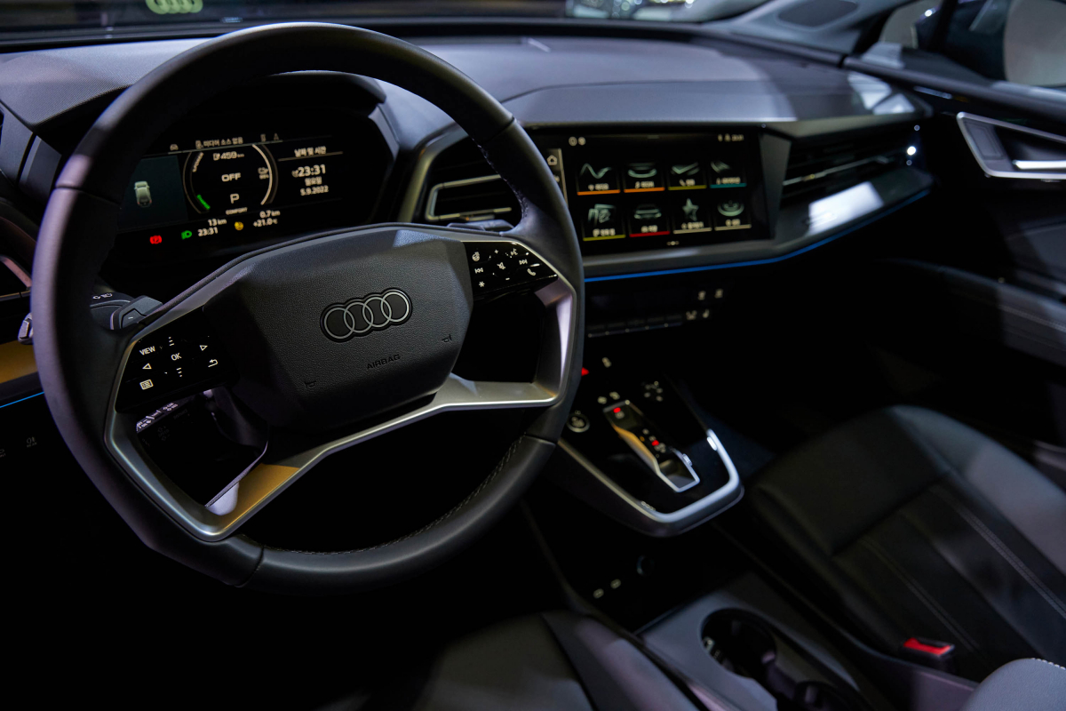 ▲더 뉴 아우디 Q4 e-트론 실내 디자인. (사진제공=아우디코리아)