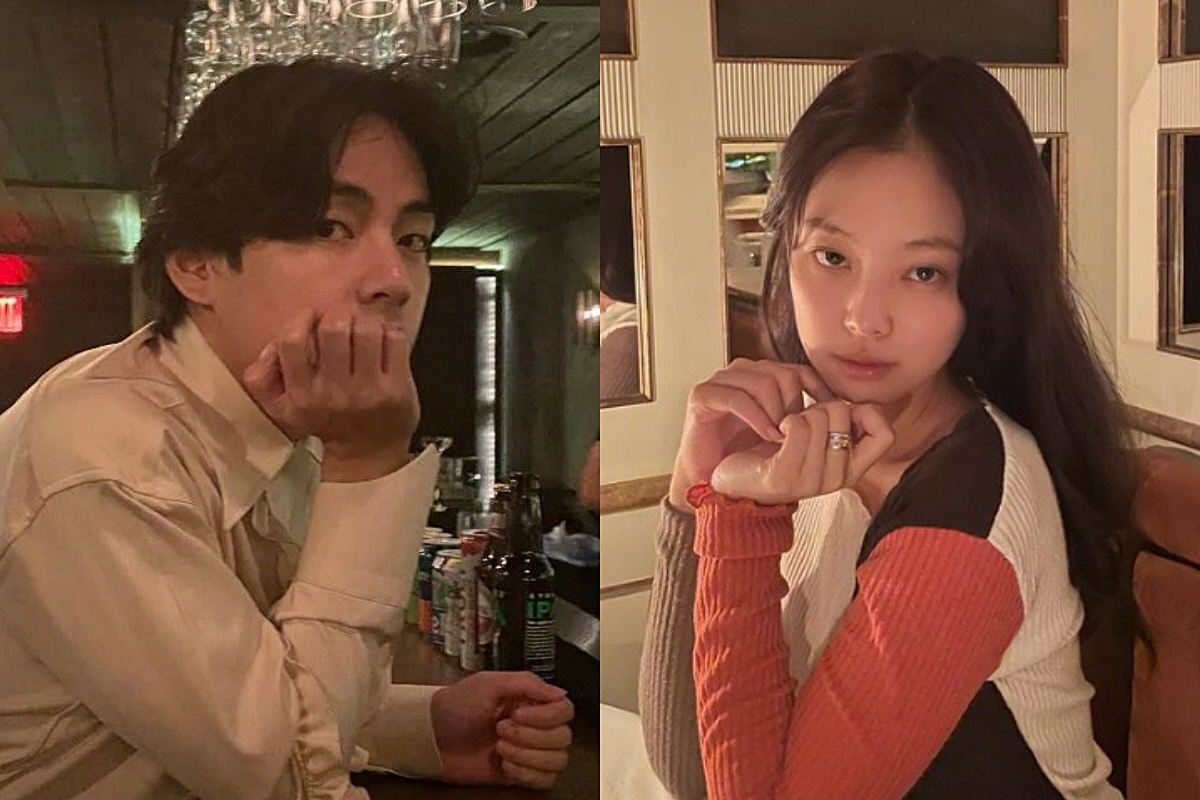 ▲
 (출처=뷔, 제니 인스타그램)