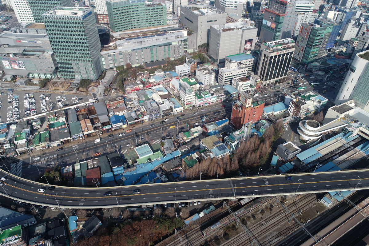 ▲서울 영등포 쪽방촌 일대 (자료제공=LH)