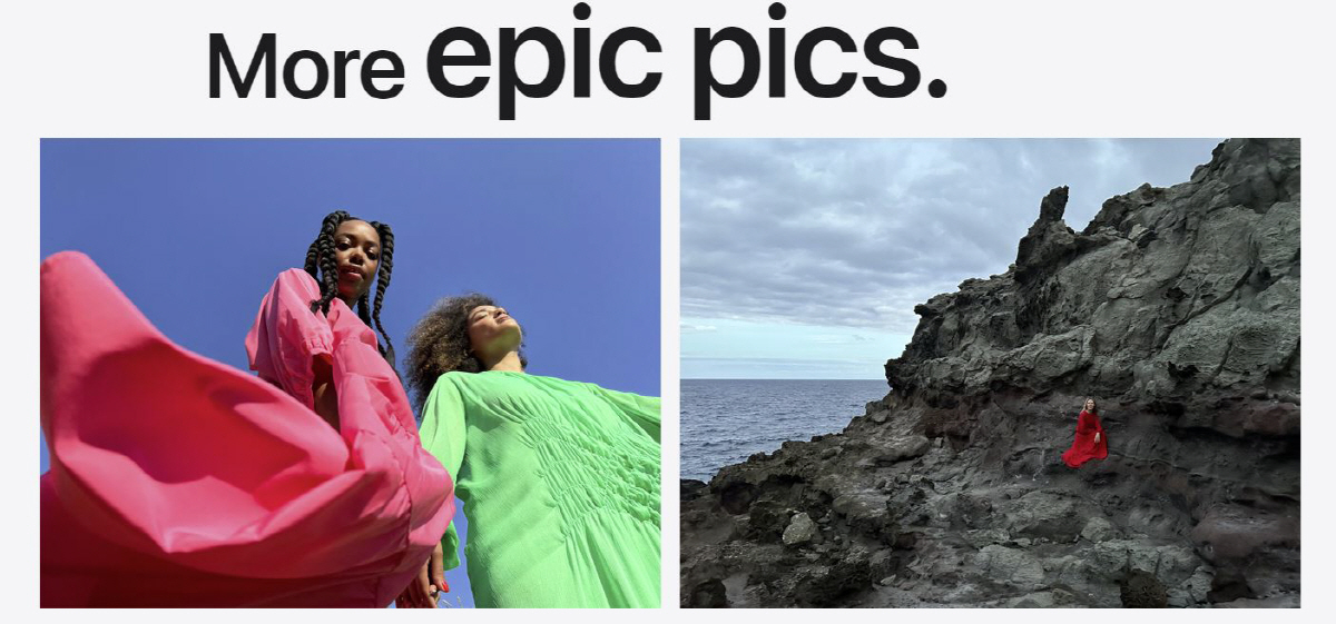 ▲애플의 아이폰14로 찍은 야외 촬영 사진. 출처 : 애플