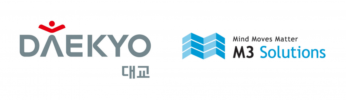 ▲대교, 엠쓰리솔루션 CI (사진제공=대교)