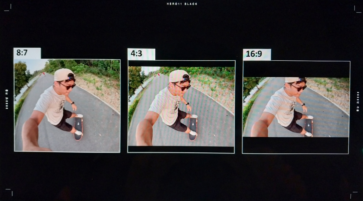 ▲'고프로 히어로11 블랙'에 새로 도입한 이미지센서는 기존보다 더 넓은 시야를 제공한다. (자료제공=고프로)