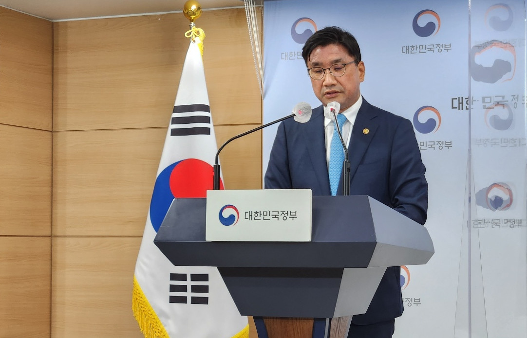 ▲주영창 과학기술혁신본부장이 16일 정부서울청사 3층 합동 브리핑실에서 'R&D 예타 제도 개편안'에 대해 설명하고 있다. (이시온 기자 zion0304@)