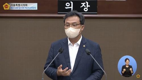 ▲더불어민주당 이상훈 서울시의원. (출처=서울시의회 유튜브 캡처)