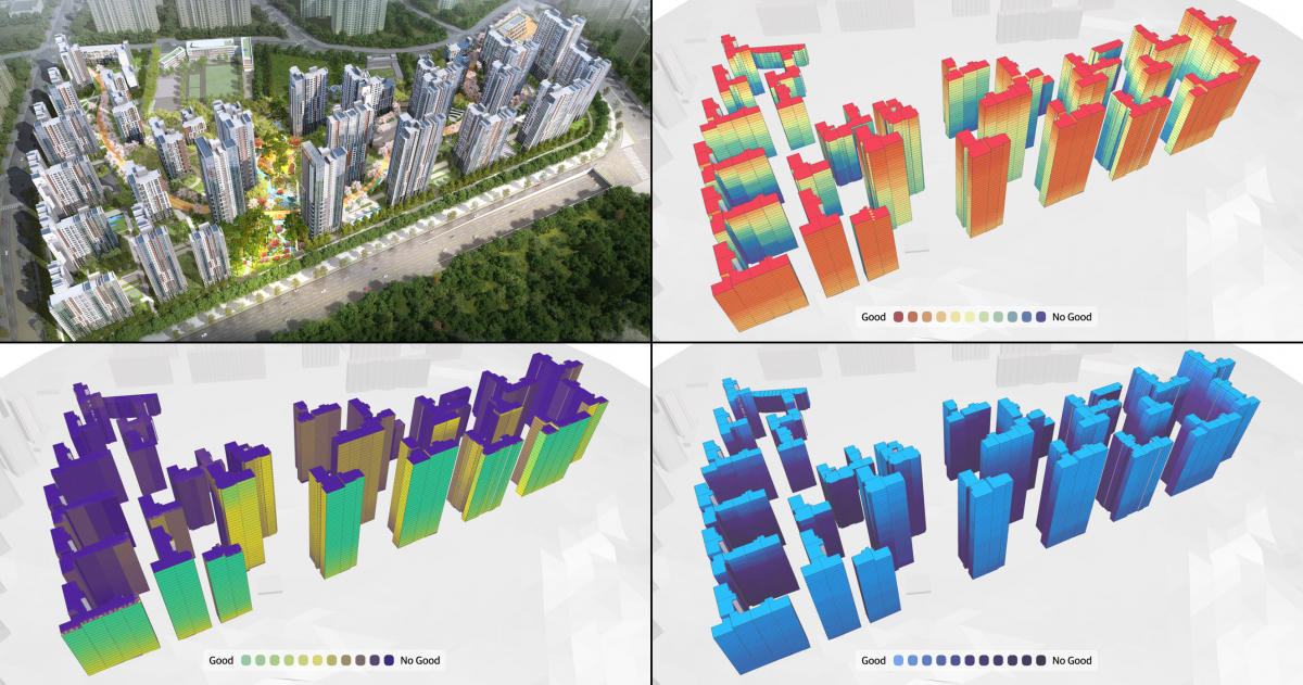 ▲스택을 구현한 화면. (자료제공=GS건설)