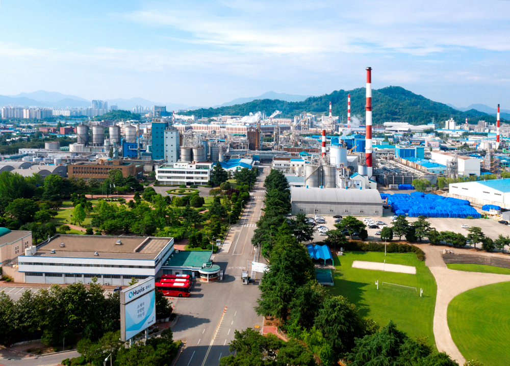 ▲휴비스 전주공장 전경. (사진제공=휴비스)