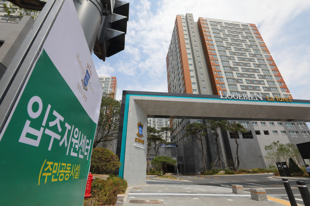 ▲인천 서구 검단 신도시 내 한 아파트 단지 전경. (뉴시스)