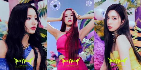 ▲엔믹스 설윤ㆍ배이ㆍ규진(사진제공=JYP엔터테인먼트)