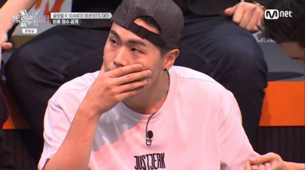 ▲저스트절크 리더 영제이(사진=Mnet 방송화면 캡처)