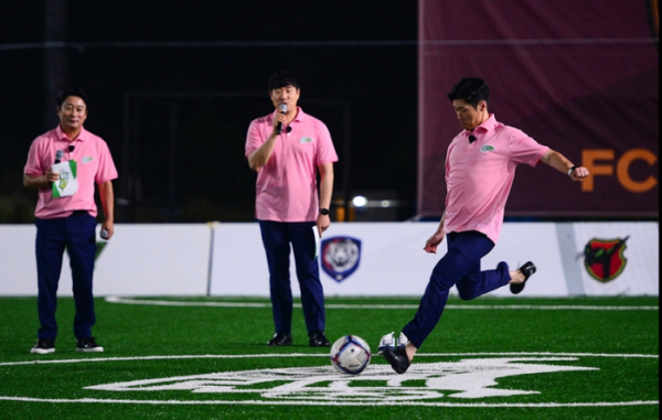 ▲박지성 시축(사진제공=SBS)