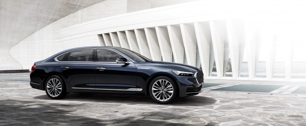 ▲기아는 대표 플래그십 세단 K9의 연식변경 모델 ‘The 2023 K9’을 출시하고 6일부터 판매에 돌입한다고 밝혔다. 사진은 ‘The 2023 K9’ 외장 (사진제공=기아)