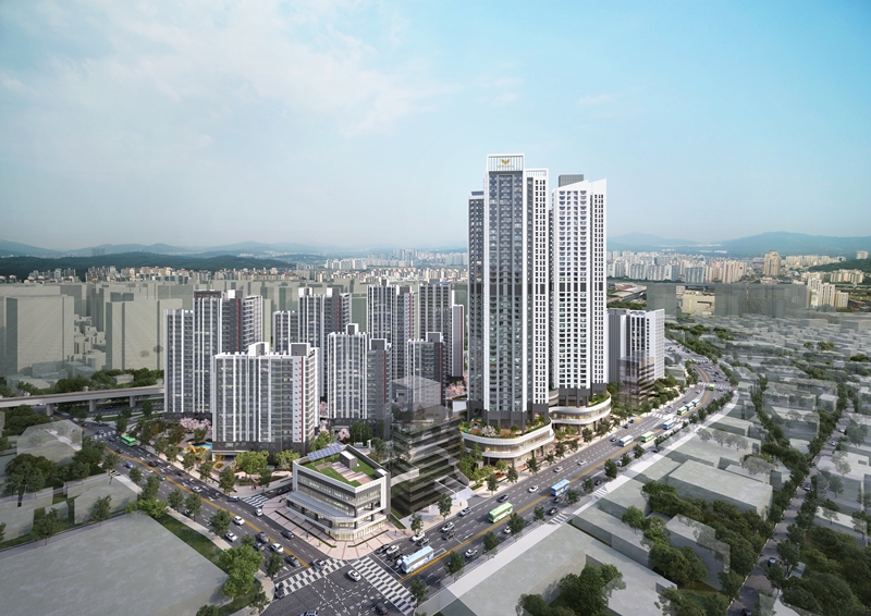 ▲구리역 롯데캐슬 시그니처 조감도 (자료제공=롯데건설)