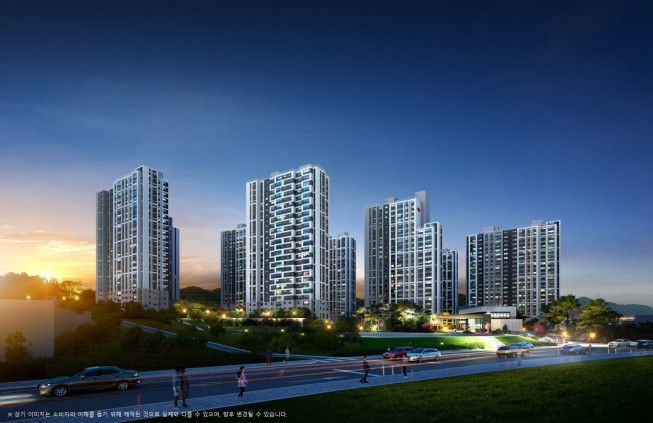 ▲e편한세상 헤이리 투시도 (자료제공=DL이앤씨)