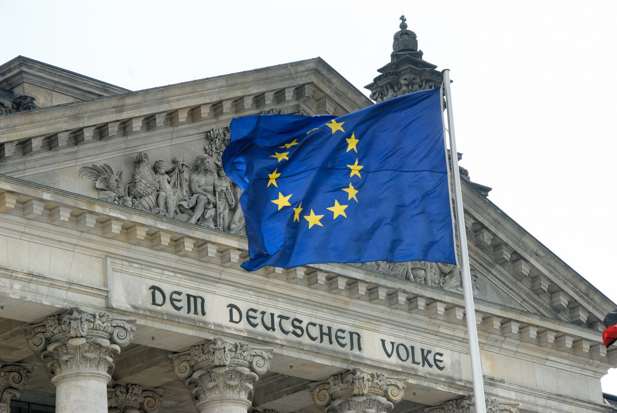 ▲유럽연합 깃발. (이미지투데이)