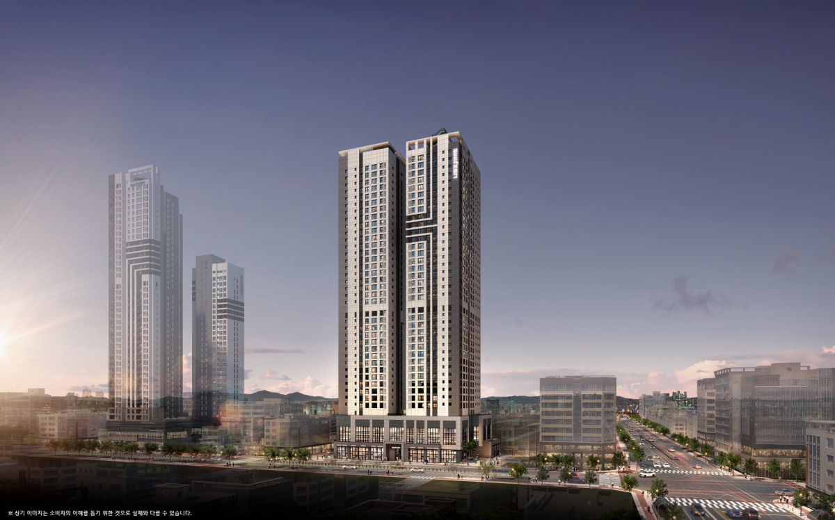 ▲대전 에테르 스위첸 투시도 (자료제공=KCC건설)