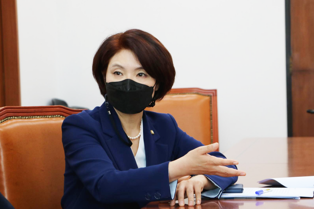 ▲한정애 더불어민주당 의원. 