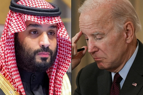 ▲무함마드 빈 살만 사우디아라비아 왕세자와 조 바이든 미국 대통령. AFP연합뉴스
