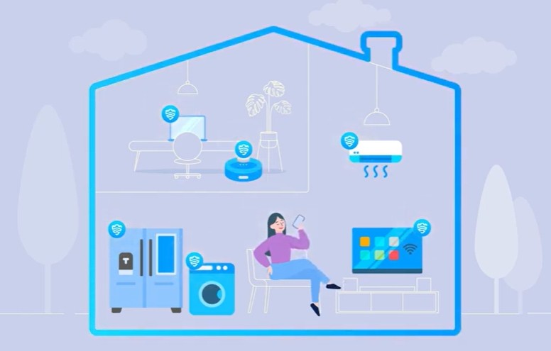 ▲스마트 홈(Smart Home)의 보안 강화를 위한 삼성 녹스 매트릭스는 외부 공격자로부터 기기를 지킨다.  (사진제공=삼성전자 뉴스룸)