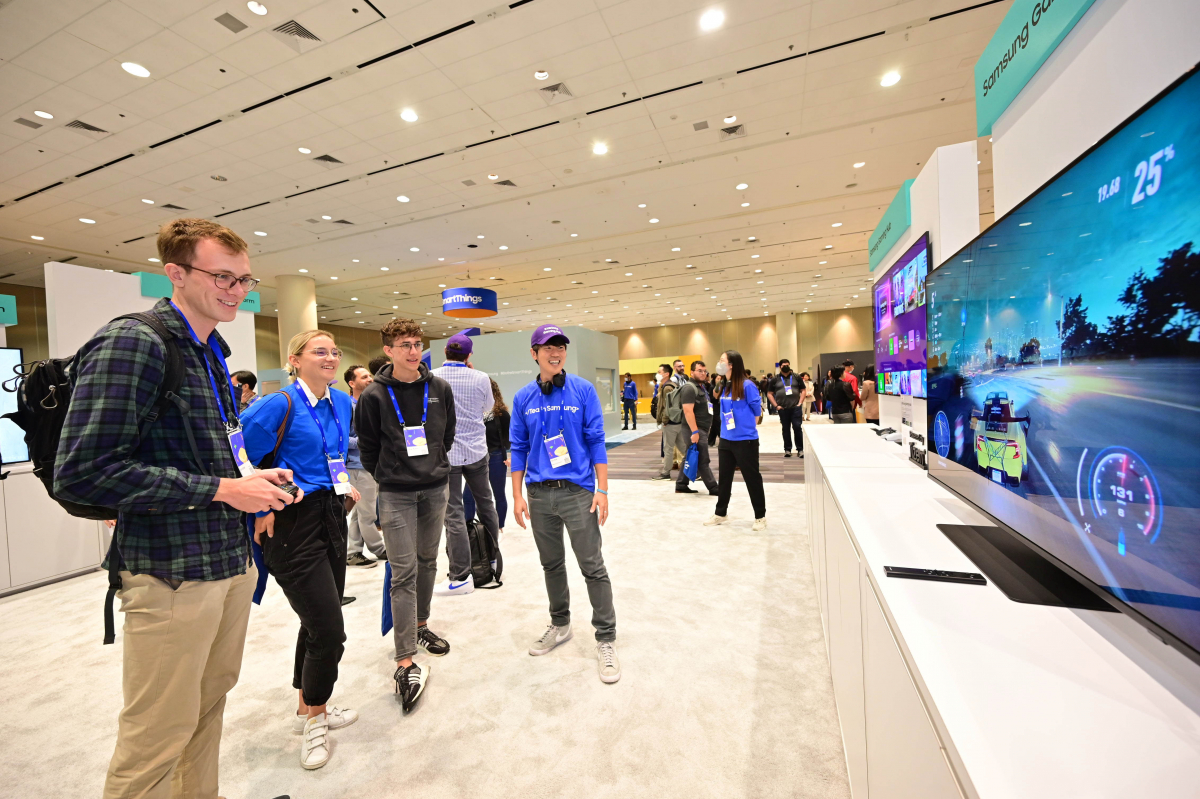 ▲'삼성 개발자 콘퍼런스 2022' 전시부스 현장. (사진제공=삼성전자)