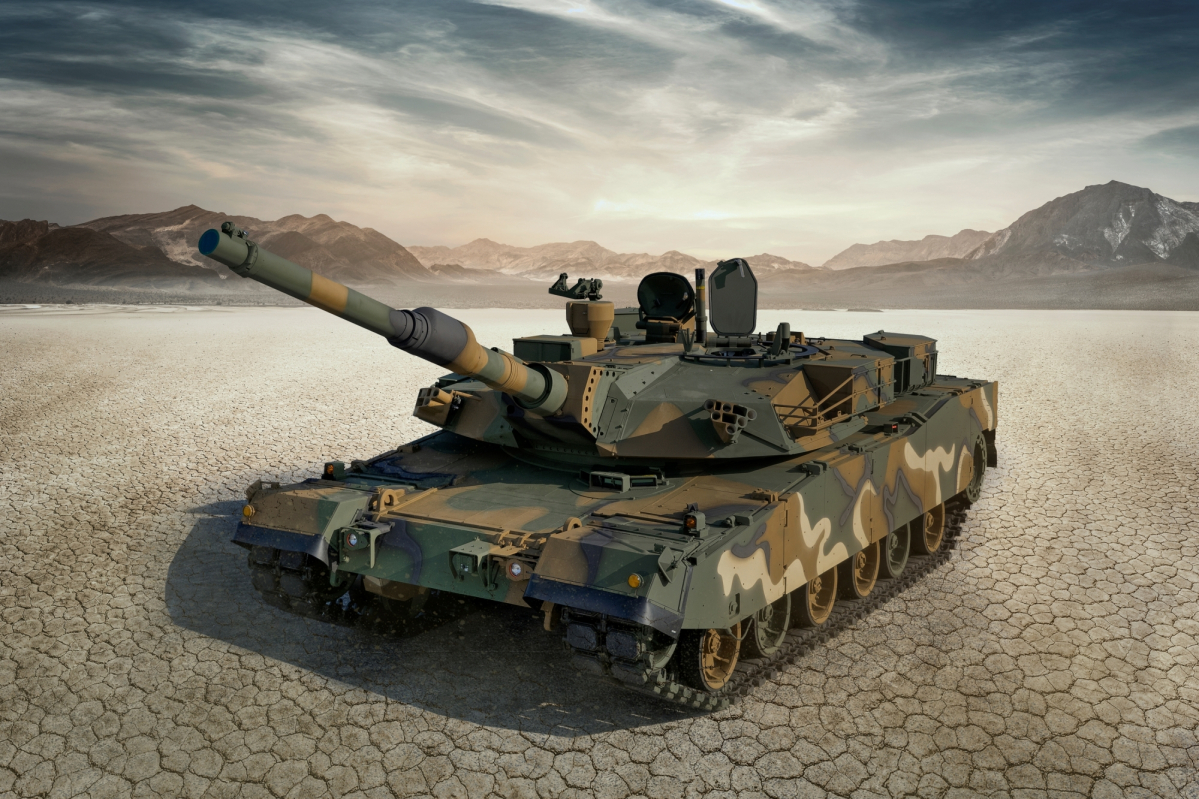 ▲현대로템 K1E1 전차 (사진제공=현대로템)