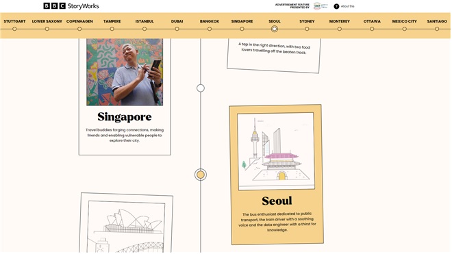 ▲BBC 스토리워크 특별 게시물. (자료제공=서울시)