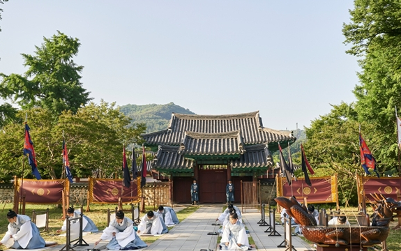 ▲'슈룹' 3회 배동 선발 시험(사진제공=tvN)