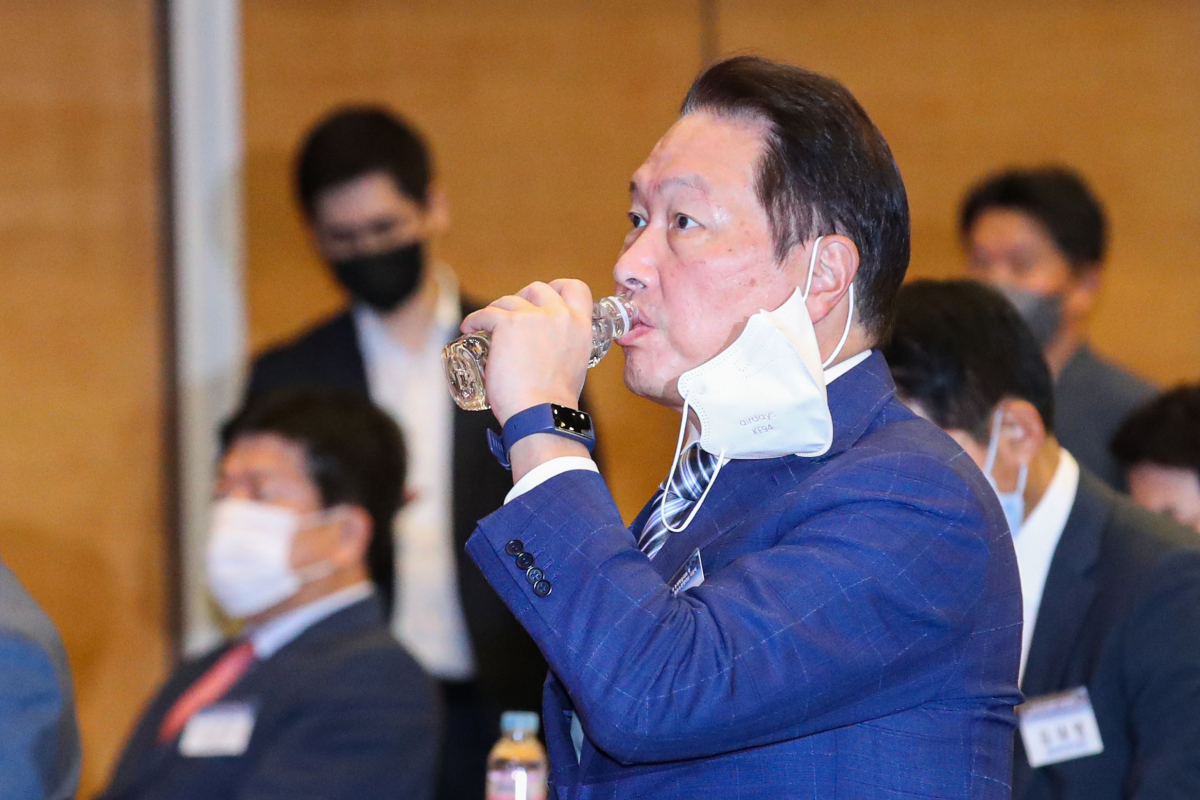 ▲최태원 회장.  (뉴시스)