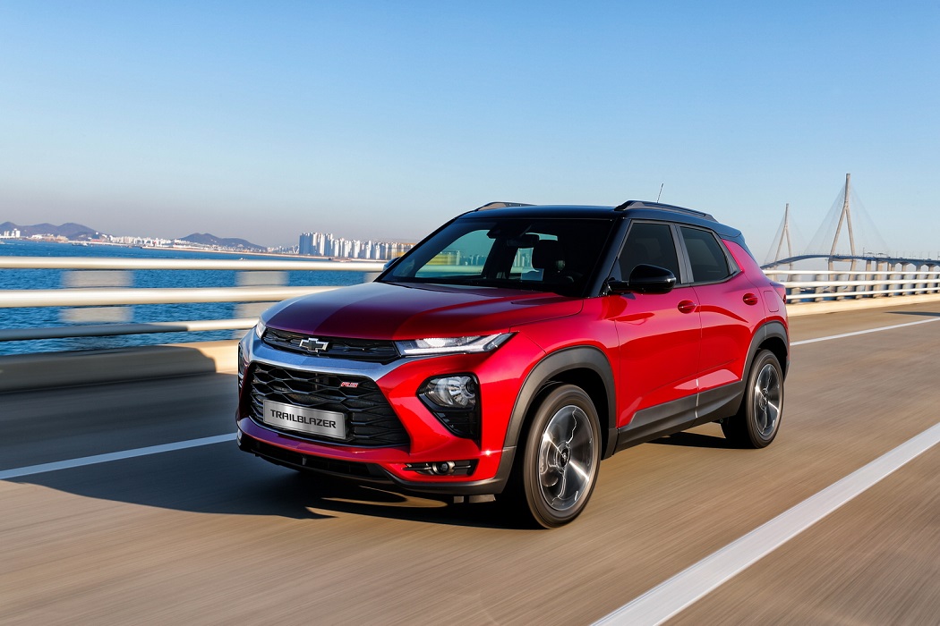 ▲쉐보레 트레일블레이저. 지난달 한국지엠의 내수판매와 수출을 견인한 효자 모델이다.  (사진제공=한국지엠)