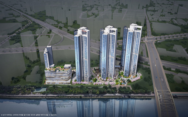 ▲'힐스테이트 센텀 더퍼스트' 조감도.  (자료제공=현대엔지니어링)