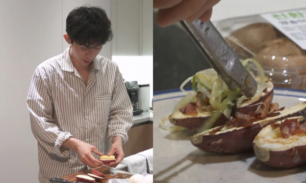 ▲가솔린 고구마 만드는 코드 쿤스트(사진제공=MBC)