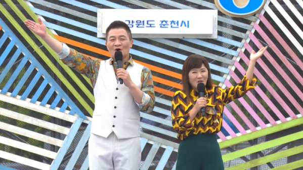 ▲'전국노래자랑' 사회자 이호섭, 임수민(사진=KBS 방송화면 캡처)