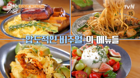 ▲'줄서는식당' 압구정 도산공원 브런치 카페(사진제공=tvN)