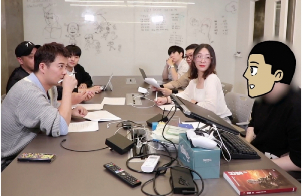 ▲전현무가 장삐쭈(왼쪽)를 만났다. (사진제공=KBS)