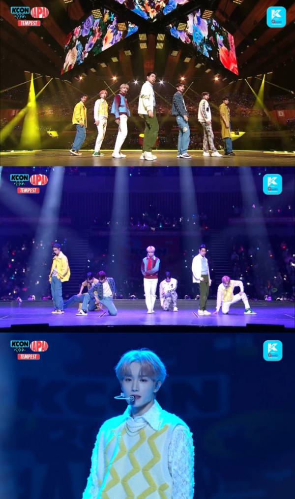▲템페스트(사진 = 'KCON 2022 JAPAN' 영상 캡처)