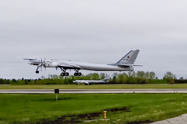 ▲러시아 Tu-95 폭격기. AP뉴시스