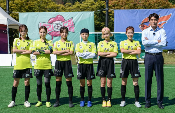 ▲문별 하차한 FC 탑걸(사진제공=SBS)