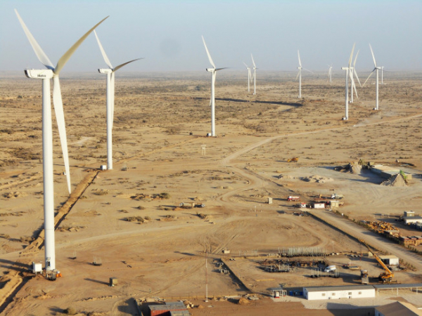 ▲DL에너지가 보유하고 있는 파키스탄 메트로 풍력 발전 단지 전경. (사진제공=DL이앤씨)