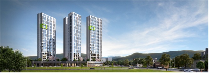 ▲전북 전주시 태평동 가로주택정비사업 투시도 (자료제공=한신공영)