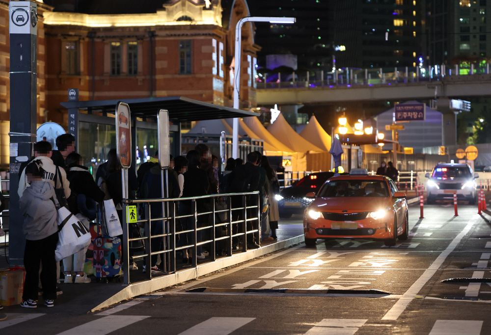 ▲서울역 택시 승강장 모습. (연합뉴스)