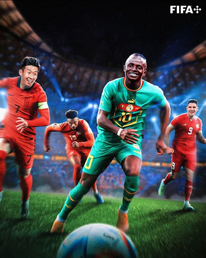 ▲FIFA가 손흥민을 비롯한 부상 선수들의 쾌유를 기원하며 게재한 사진(출처=FIFA 공식 SNS 캡처)
