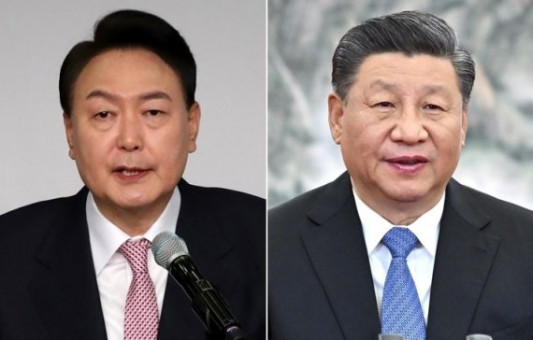 ▲윤석열 대통령(왼쪽)과 시진핑 중국 국가주석 (연합뉴스)