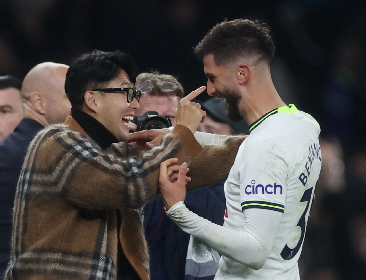 ▲손흥민과 로드리고 벤탄쿠르(로이터/연합뉴스)
