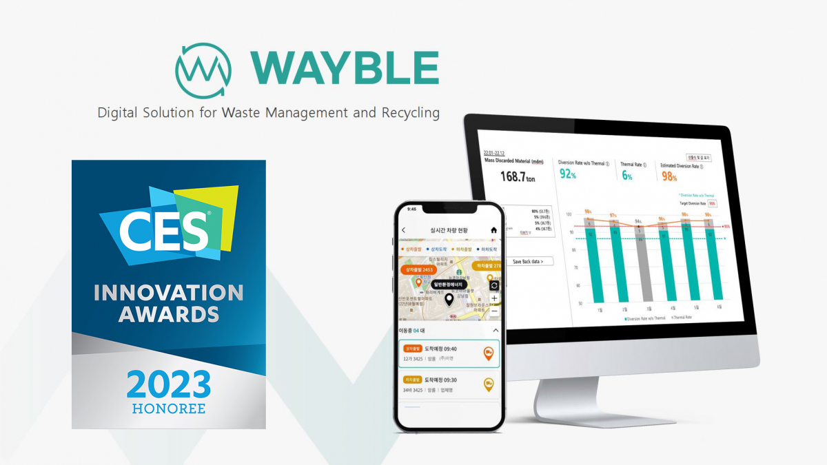 ▲‘CES 2023’ 스마트시티 부문 혁신상을 수상한 웨이블 (자료제공=SK에코플랜트)