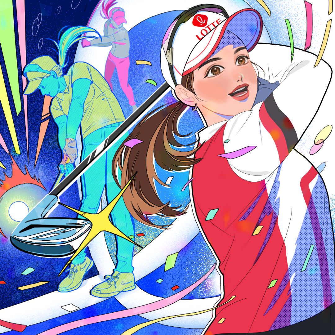 ▲대홍기획이 블로코엑스와이지의 NFT 서비스 CCCV에서 발행한 최혜진 프로의 NFT ‘Hope in One’ 이미지. (사진제공=블로코엑스와이지)