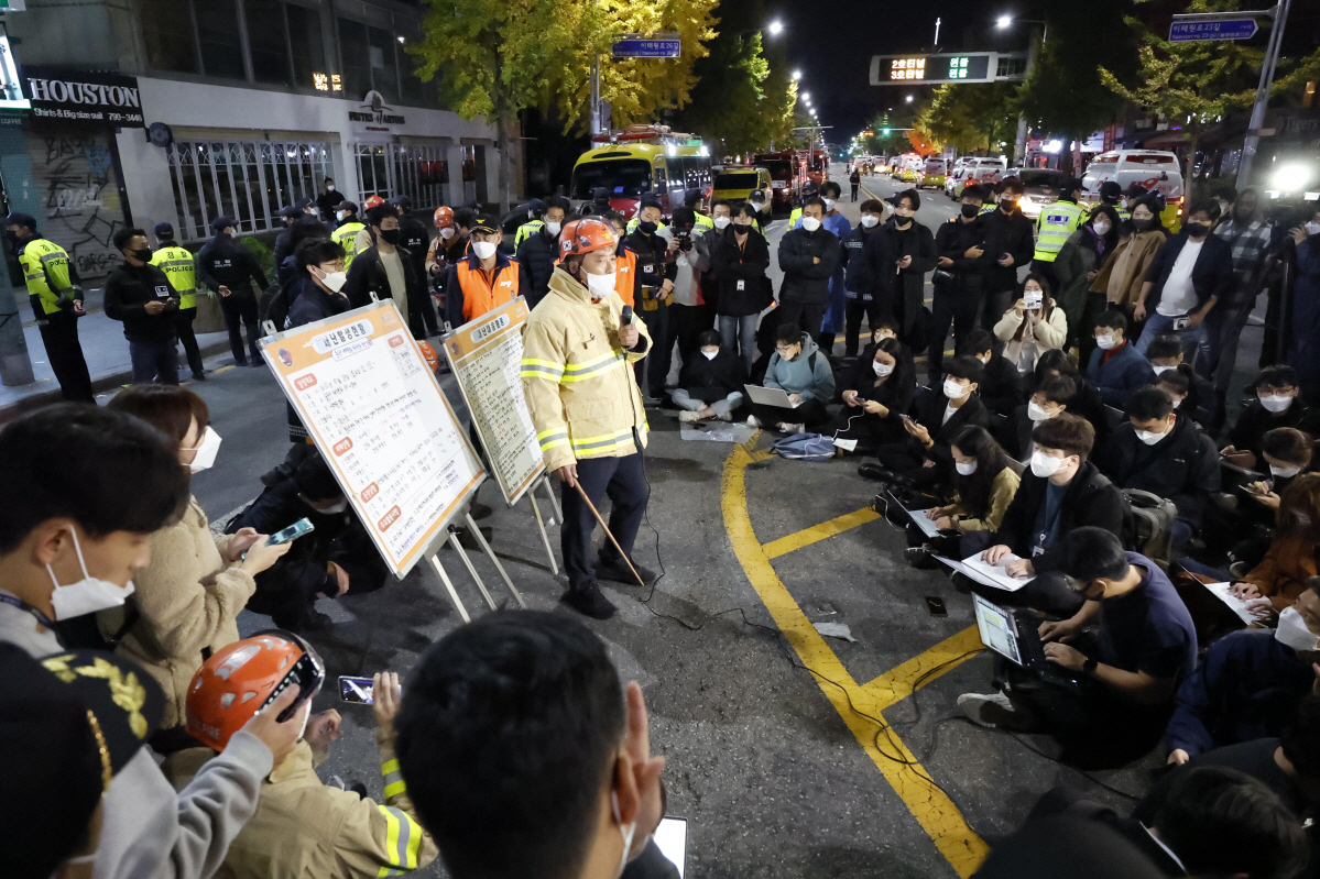 ▲최성범(52) 용산소방서장 (조현호 기자 hyunho@)